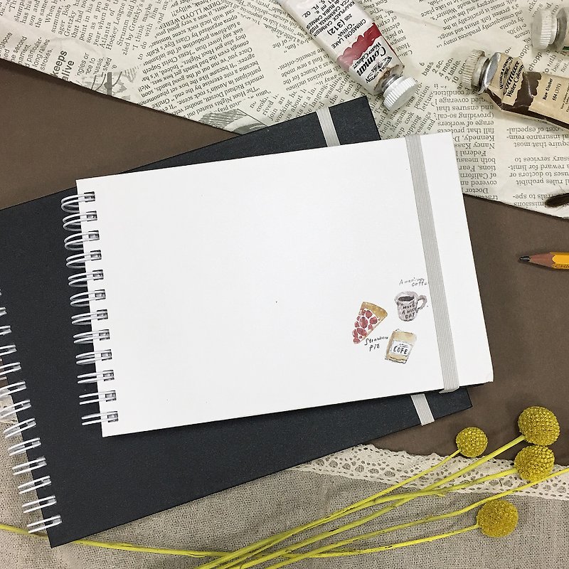 Berger Stationery x ZAKKA【Superior Drawing Book-50K】Two Designs - Notebooks & Journals - Paper White