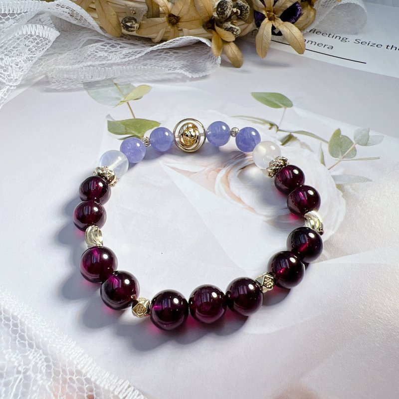 Stone| Tanzanite | Purple Tooth Stone| Blue Moonlight | Moonstone - Bracelets - Crystal 