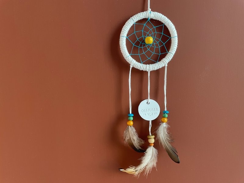 捕夢網//掛飾//擴香//芳療//藍 - 擺飾/家飾品 - 其他材質 藍色