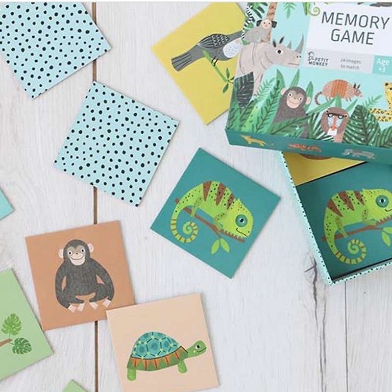 Dutch Petit Monkey ─ Jungle Animal Memory Revealing Music (3Y+) - Kids' Toys - Paper 