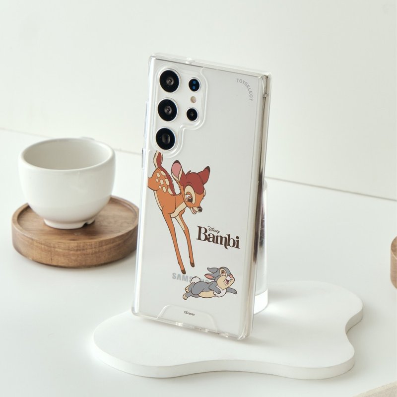 Disney經典-小鹿斑比的追逐防摔透明SAMSUNG手機殼 - 手機殼/手機套 - 塑膠 多色