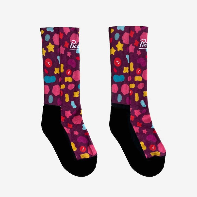 Piccolo Outdoor Socks Comfortable Compression Socks - ถุงเท้า - เส้นใยสังเคราะห์ หลากหลายสี