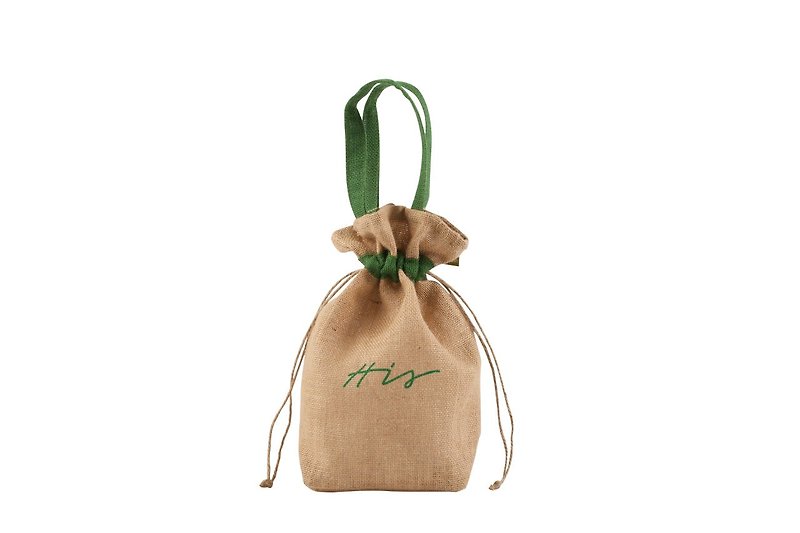Gift Tote Bag5 - กระเป๋าถือ - ผ้าฝ้าย/ผ้าลินิน สีกากี