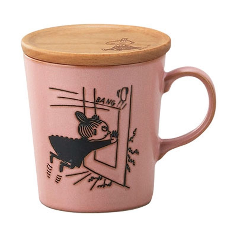 MOOMIN 噜噜米-石漫 Retro series mug + coaster cover (small dots) - Cups - Pottery 