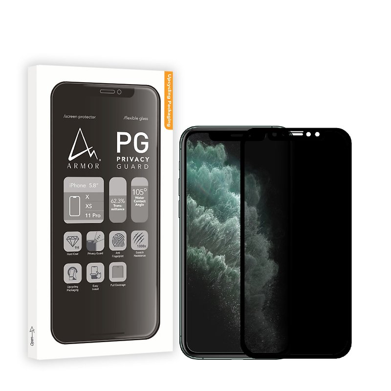 ARMOR Flexible Glass 2.5D Full Coverage Screen Protector for iPhone 11/X Series - อุปกรณ์เสริมอื่น ๆ - วัสดุอื่นๆ 