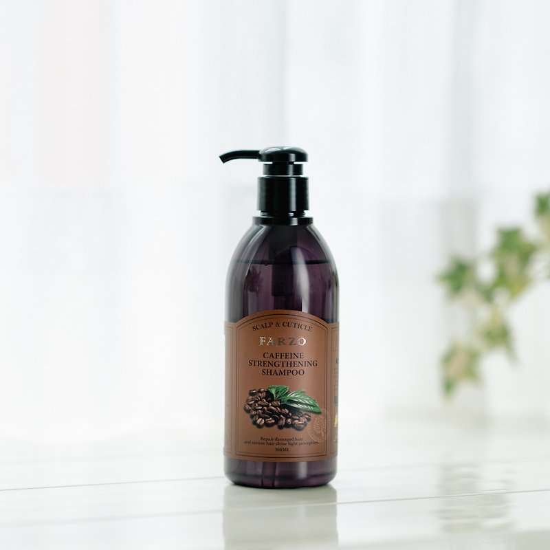 Caffeine Strengthening Hair Shampoo 300ml - Shampoos - Plants & Flowers Brown
