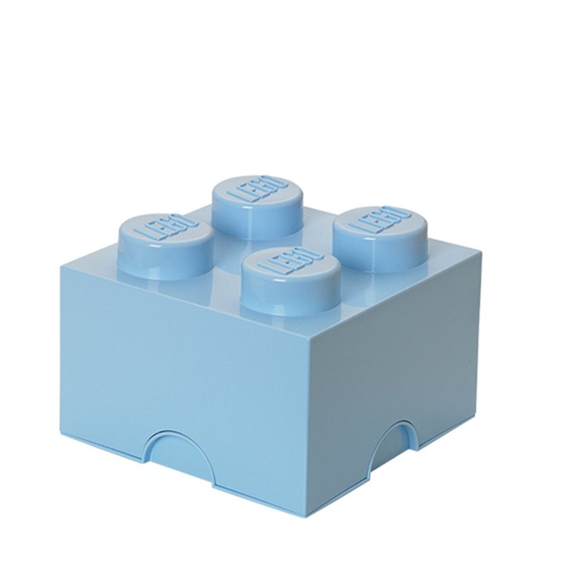 Room Copenhagen LEGO 4-convex Storage Box-Light Blue (40031736) Graduation Gift - กล่องเก็บของ - วัสดุอื่นๆ 