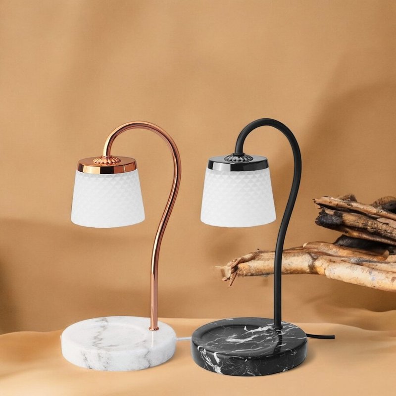 【Les nez 香鼻子】香氛融蠟燈 大理石鈴蘭系-兩色 - 香氛蠟燭/燭台 - 其他材質 多色