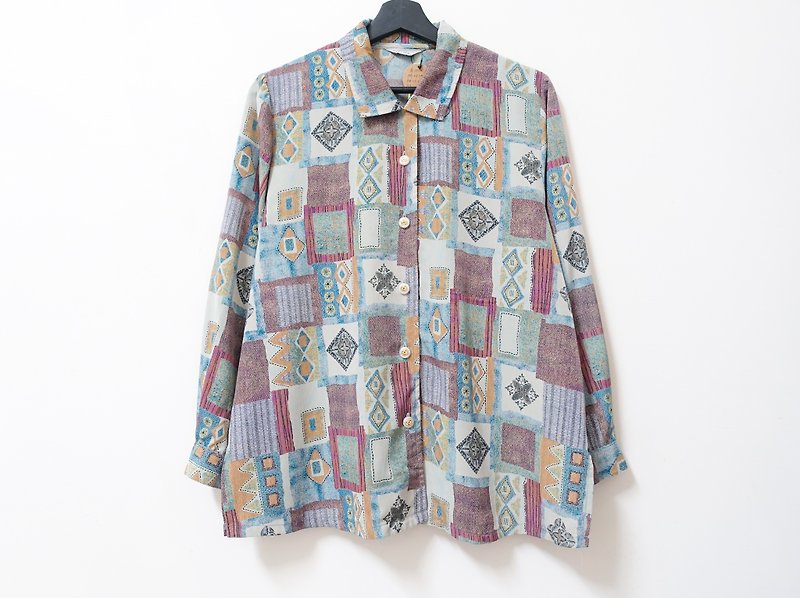 Awhile一時 | Vintage 長袖襯衫 no.108 - 恤衫 - 聚酯纖維 多色