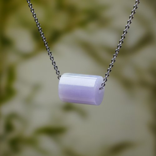 瓔珞珠寶盒 E.L.Jewelry Box 【萬事亨通】紫羅蘭翡翠路路通項鍊 | 天然緬甸玉翡翠A貨 | 送禮