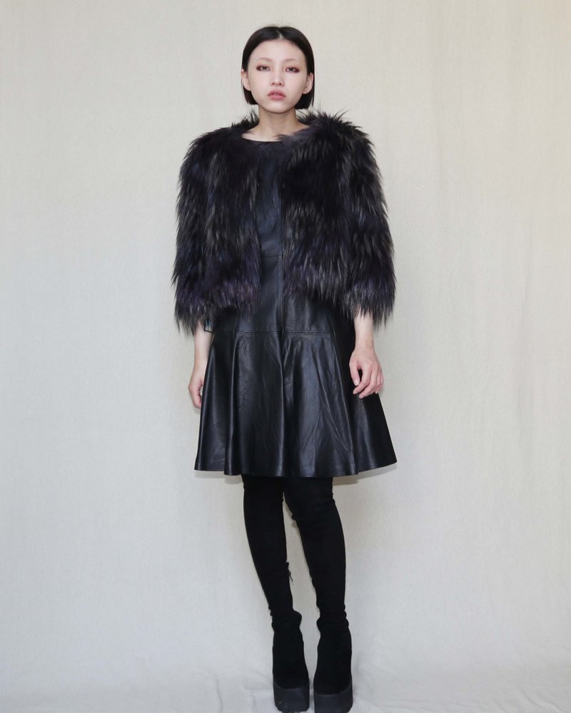 Vintage pumpkins. DIESEL faux fur fur coat - เสื้อแจ็คเก็ต - ไฟเบอร์อื่นๆ 