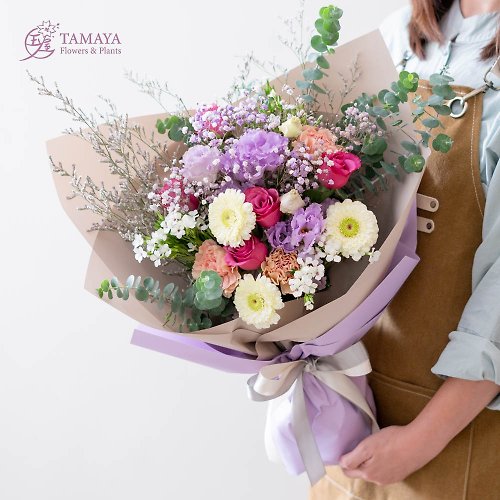 玉屋 TAMAYA Flowers & Plants 夢想紫典雅花束