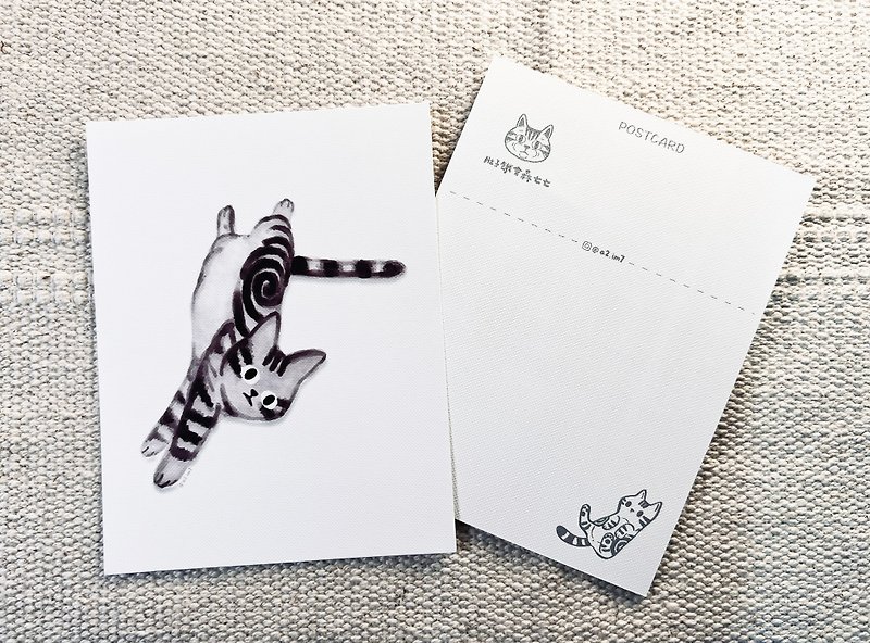 cool floor postcard - การ์ด/โปสการ์ด - กระดาษ ขาว