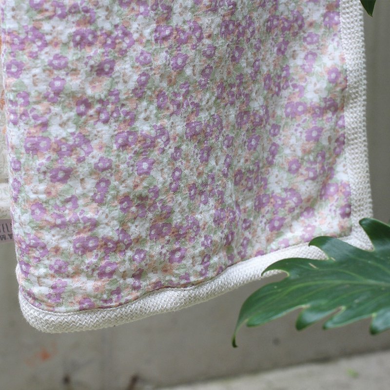 flower baby gauze blanket - Bedding - Cotton & Hemp Multicolor