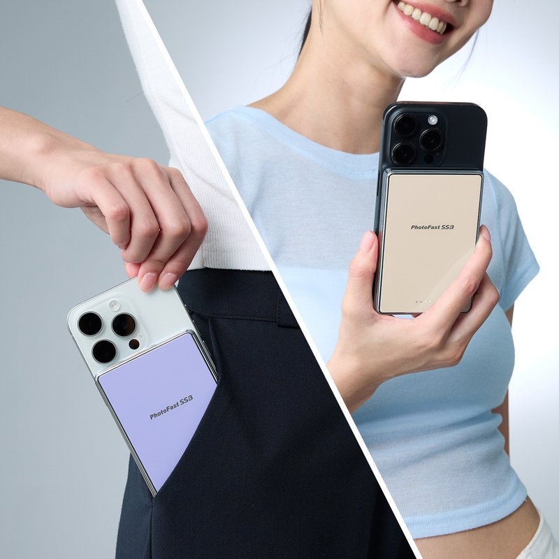 PhotoFast SSB MagSlim充 Qi2 固態行動電源 防爆電源 10000mah - 行動電源/充電線 - 其他材質 