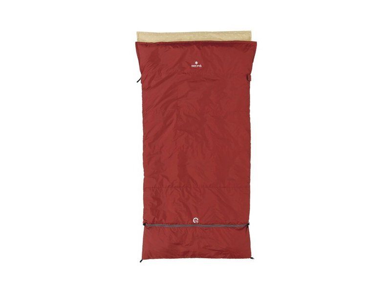 方形露營睡袋-羽絨加寬700 (BDD-103) - 露營用品 - 棉．麻 紅色