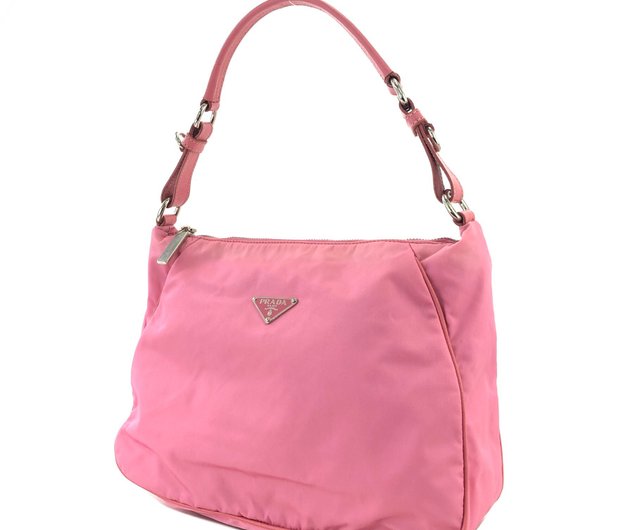 Vintage Prada Pink Nylon Crossbody Bag