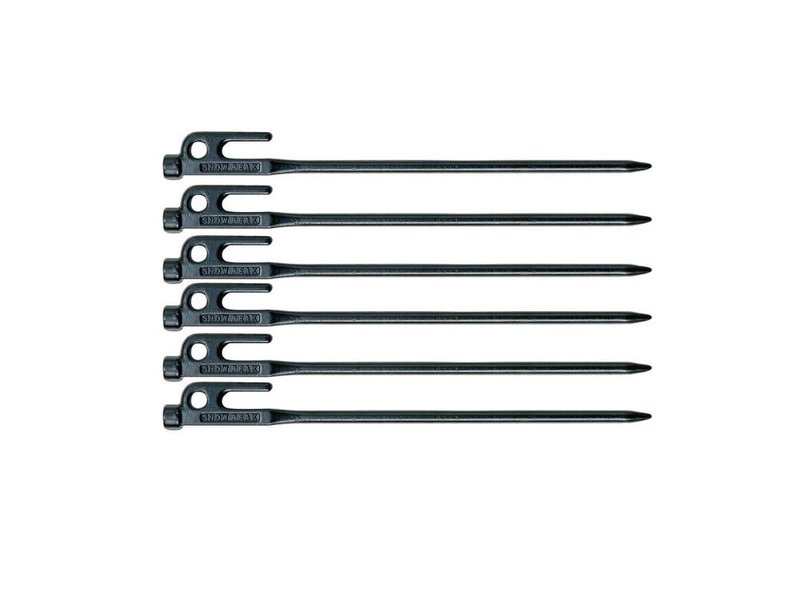 鍛造強化鋼營釘組 30x6 (R-103-1) - 露營用品 - 其他材質 黑色