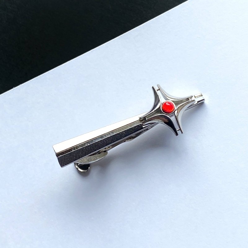 南十字星 【ルビー Ruby】七宝焼のネクタイピン  純銀胎七宝 - 領帶/領帶夾 - 其他材質 紅色