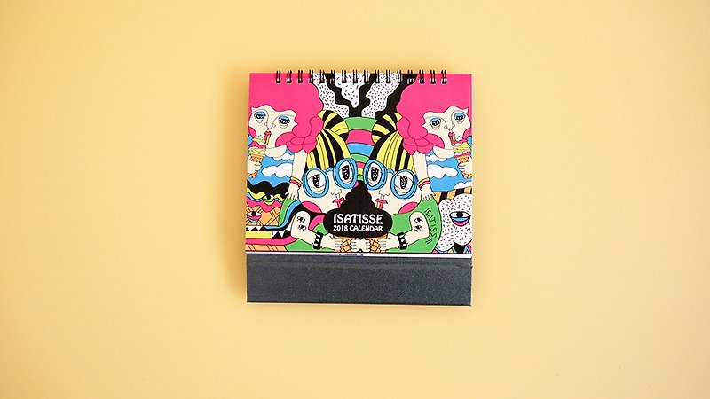 2018 calendar - ปฏิทิน - กระดาษ หลากหลายสี