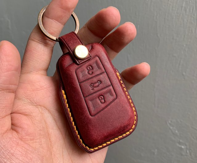 Buttero Leather car key case, car key cover, VW Volkswagen - Shop