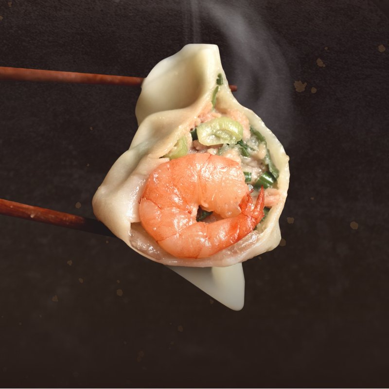【良品開飯】蔥肉蝦仁餃 (24入/包) - 水餃/滷味/熟食 - 其他材質 卡其色
