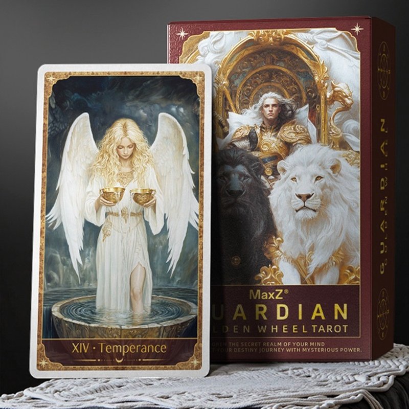 金輪塔羅牌經典韋特tarot 新手初學者高顏值卡牌桌游 - 桌遊/卡牌 - 紙 多色