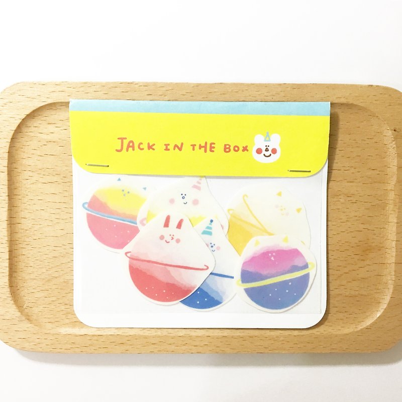 JACK IN THE BOX Fantasy Animal Planet Sticker - สติกเกอร์ - กระดาษ 