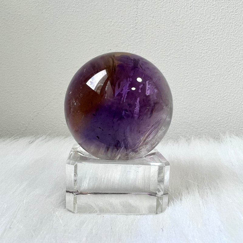 紫黃晶球 | 水晶 | 水晶球 | 水晶擺件 - 擺飾/家飾品 - 水晶 紫色