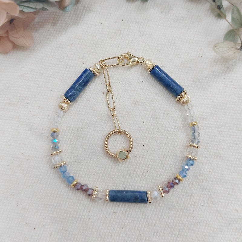 YU-CIAO Colorful Love- Hidden (Blue Gold) - Bracelets - Semi-Precious Stones 