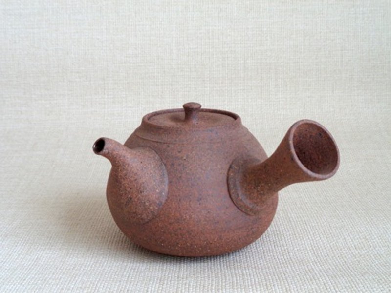 急須 焼き締めc - 茶壺/茶杯/茶具 - 陶 咖啡色