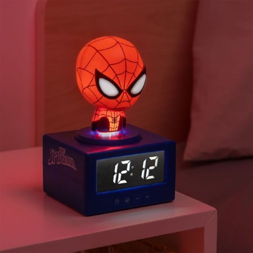Paladone UK 【全球首發】官方授權三合一Spiderman Figure 3合1 3D造型鬧鐘燈