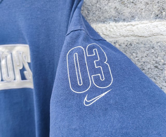 ヴィンテージ Y2K ナイキ フープ バスケットボール 刺繍ロゴ T