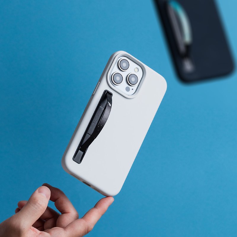 SleekGrip Essential: Swappable Ultra-Thin Phone Grip (Matte Black/Space Odyssey) - อุปกรณ์เสริมอื่น ๆ - พลาสติก สีดำ