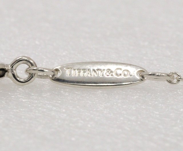 美品 Tiffany ダブルループ チェーン ネックレス ビンテージ シルバー ダブルループネックレス シルバー ヴィンテージ|ティファニー