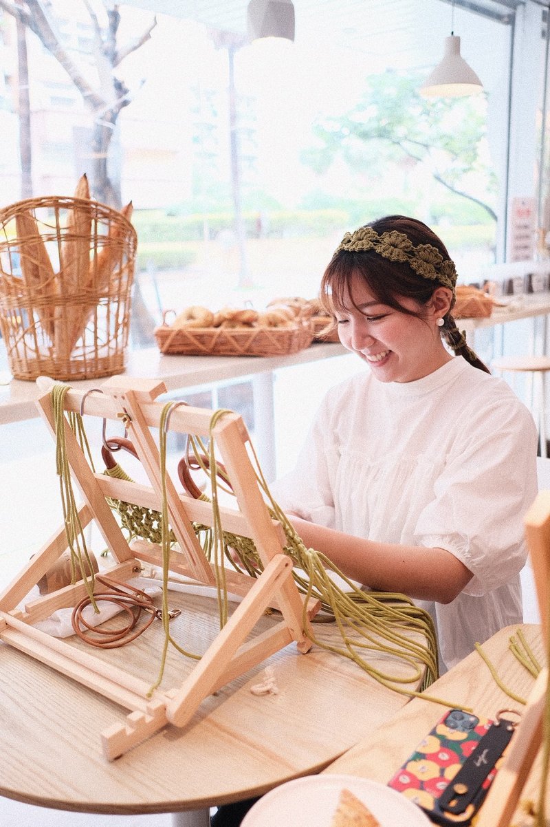 【Taichung】 Basic introductory course for beginners in woven avocado buns - Knitting / Felted Wool / Cloth - Cotton & Hemp 