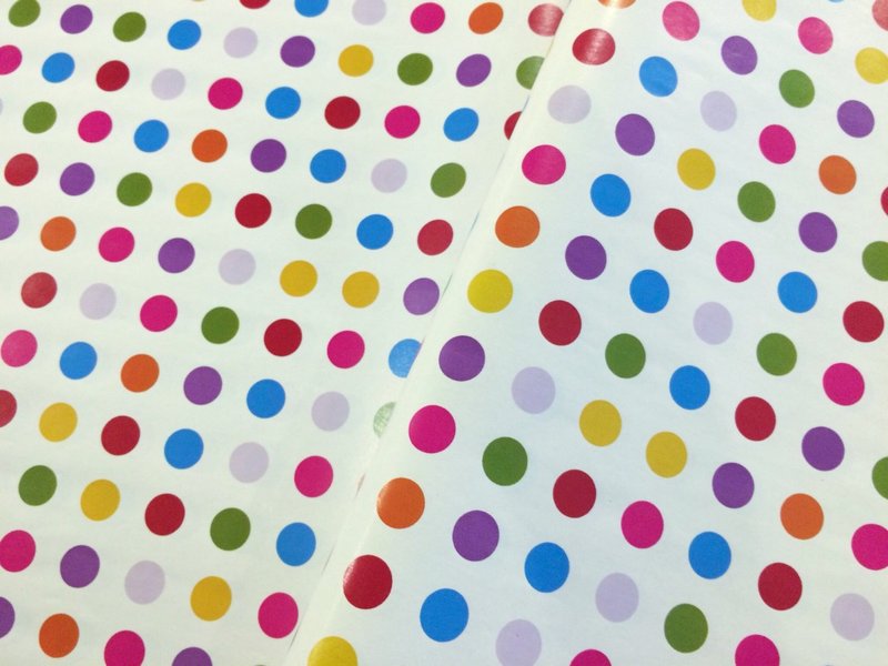 Jumping Points/Swiss Stewo Wrapping Paper - วัสดุห่อของขวัญ - กระดาษ หลากหลายสี