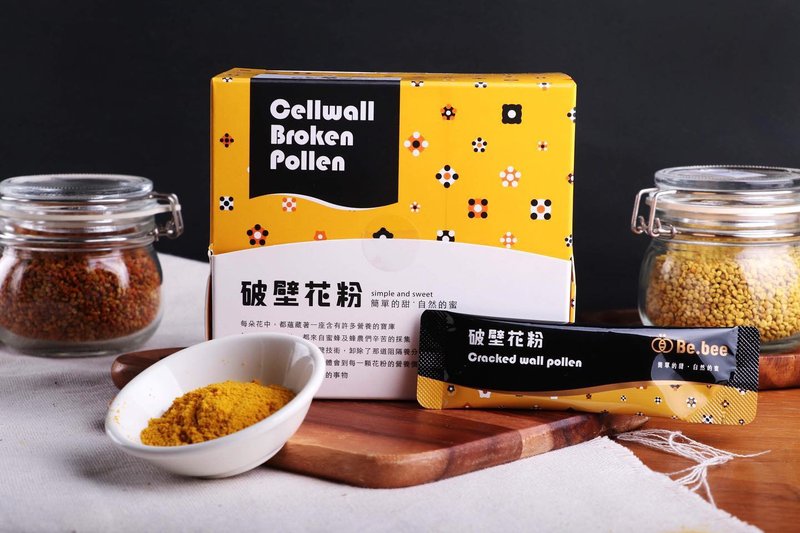 【Be.bee蜂蜜】破壁花粉30入隨身包 - 養生/保健食品/飲品 - 濃縮/萃取物 橘色