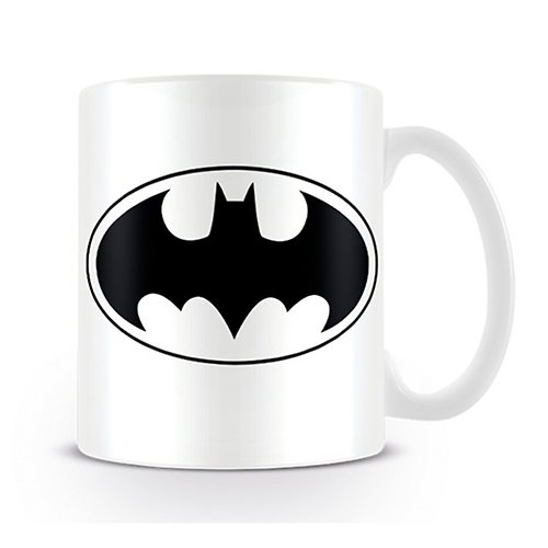 Dope 私貨 【DC】 蝙蝠俠 Batman - 白底LOGO 進口馬克杯