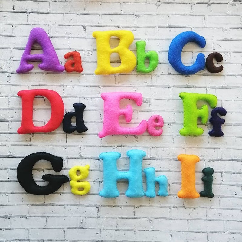 英文字母软字母学前字母学前字母学前儿童字母学前儿童学习 - 寶寶/兒童玩具/玩偶 - 環保材質 多色