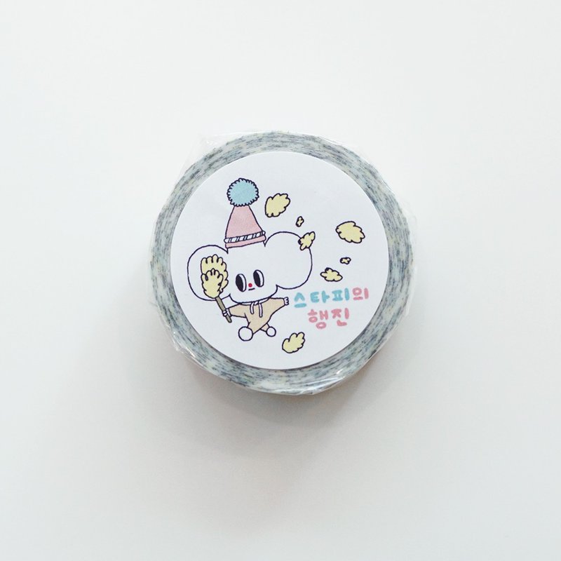 Starfy marching masking tape - 紙膠帶/和紙/PET - 紙 
