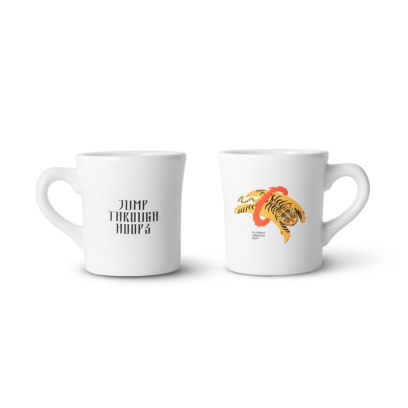 京陶窯業聯名陶瓷馬克杯 -白 - 其他杯子 - 陶 白色