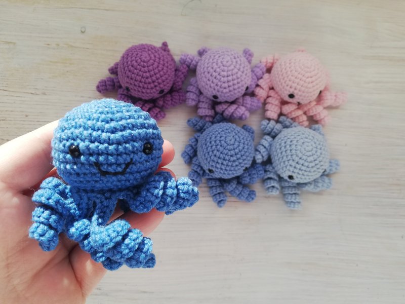 Crochet pattern octopus, crochet octopus, octopus pattern pdf, octopus plush - Logo 設計/圖案設計 - 其他材質 