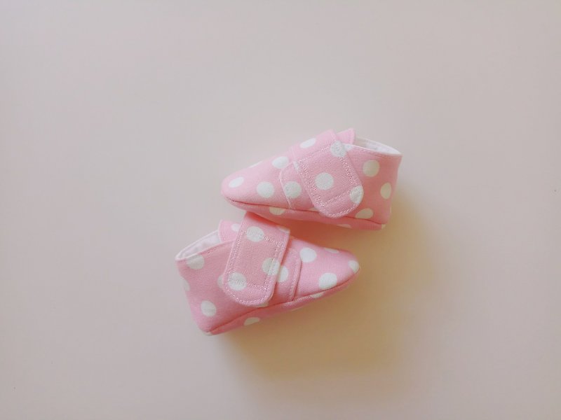 Foundation White Gift Moon Baby Boots Baby Boots Baby Boots <Newborn Only> - Kids' Shoes - Cotton & Hemp Pink