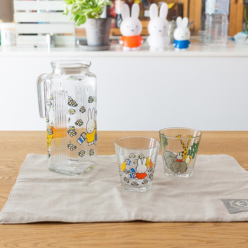 Génial MIFFY glass (three styles) - ถ้วย - แก้ว หลากหลายสี