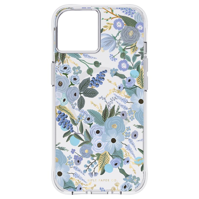 Rifle Paper Co. Garden Party Blue Recycled iPhone14 系列 - 手機殼/手機套 - 塑膠 