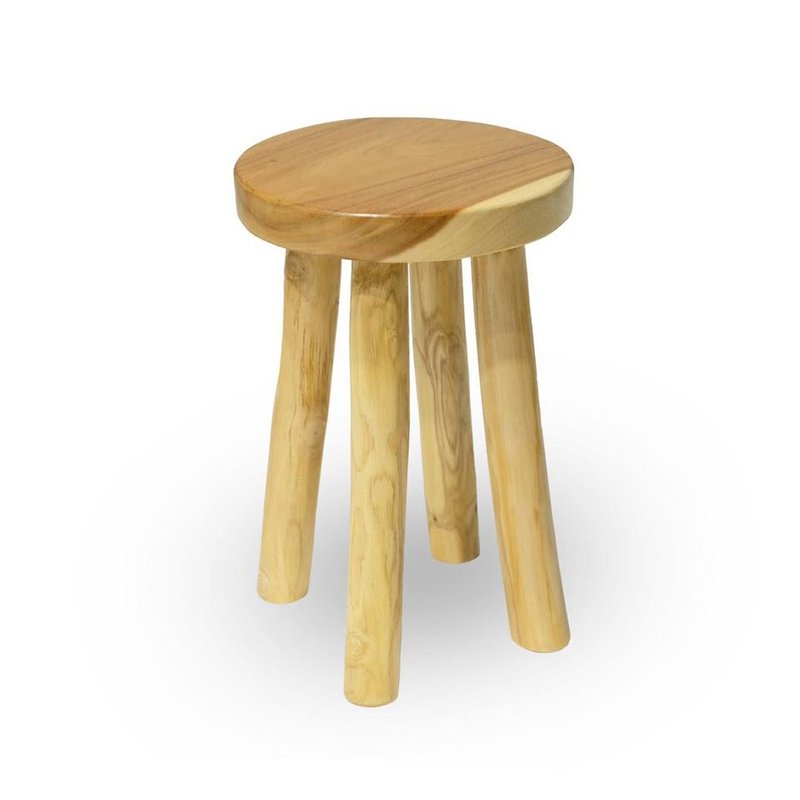 Slogo round mini stool - เก้าอี้โซฟา - ไม้ 