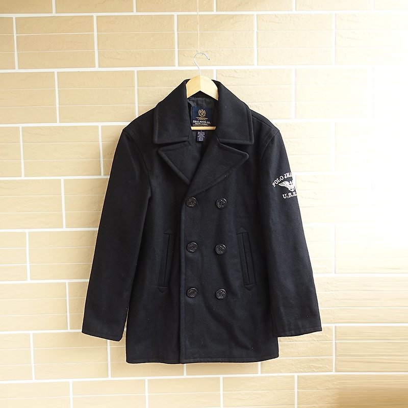 │Slowly | Routine Breach - Vintage Wool Coat│vintage. Vintage. - Men's Coats & Jackets - Wool Black