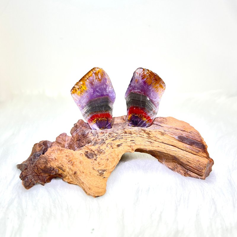 極光23千層片連水沉木訂造底座 | 水晶 | 水晶擺件 - 擺飾/家飾品 - 水晶 多色