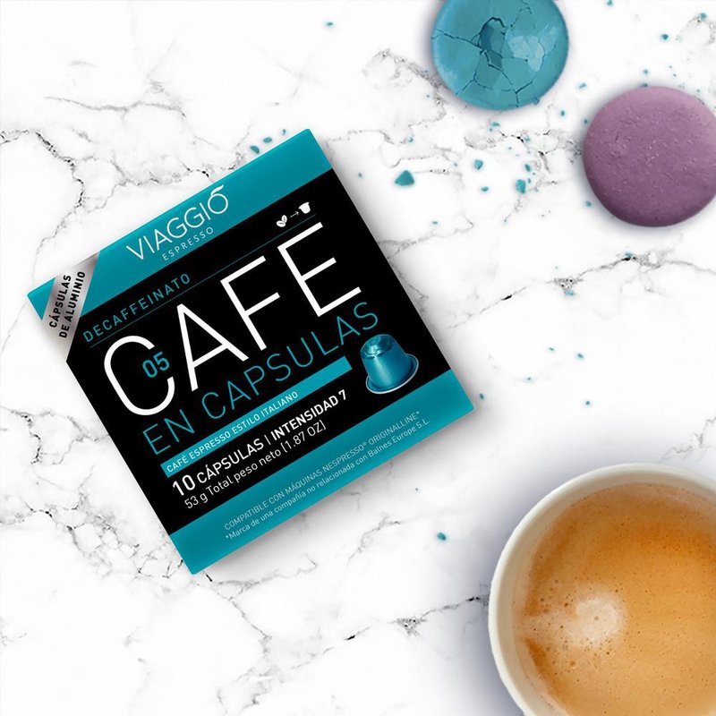 【Nespresso機適用】Viaggio Espresso NE05 低因咖啡膠囊咖啡 - 咖啡/咖啡豆 - 濃縮/萃取物 藍色
